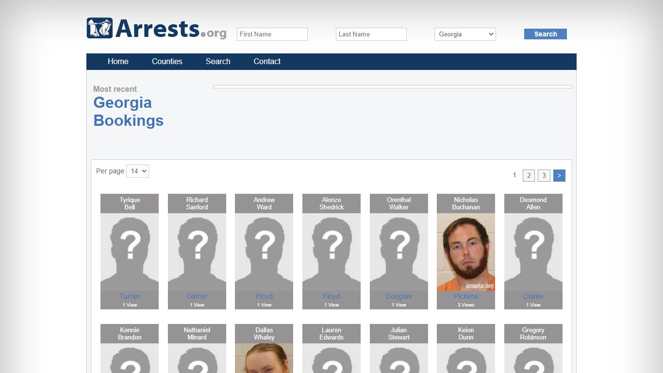Georgia Arrests and Inmate Search
